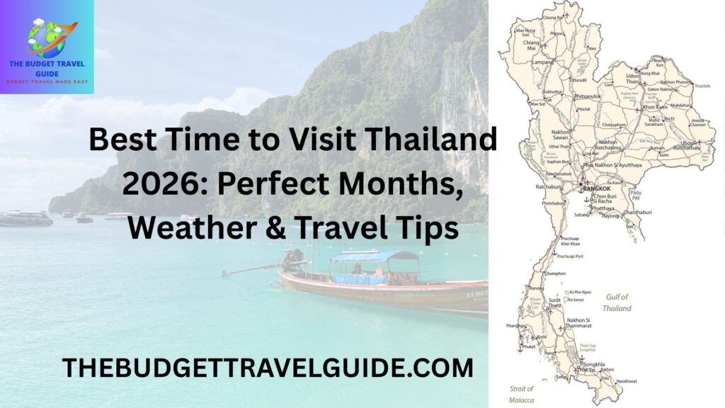 best time to visit Thailand weather chart