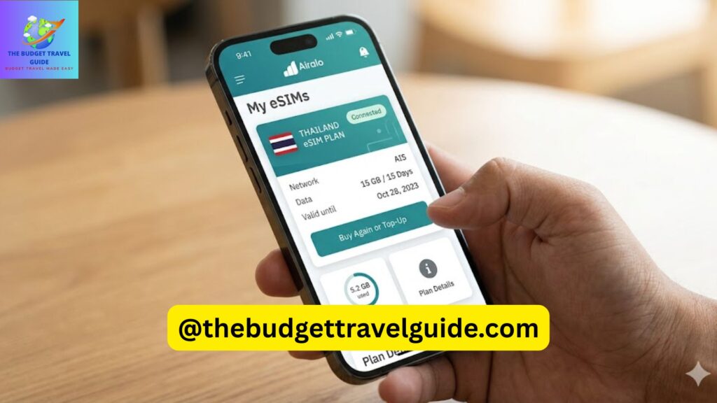 Airalo Thailand eSIM app screenshot