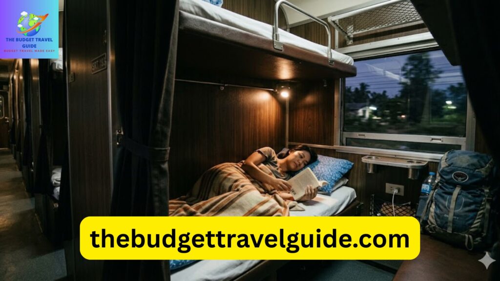 Overnight train sleeper berth Bangkok to Chiang Mai